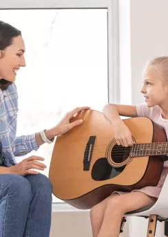 çocuklar için gitar kursu