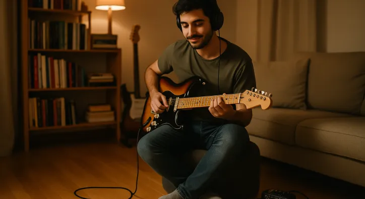 Elektro Gitar Kulaklıkla Nasıl Çalınır? (3 Farklı Yöntem ve Ekipman Rehberi)