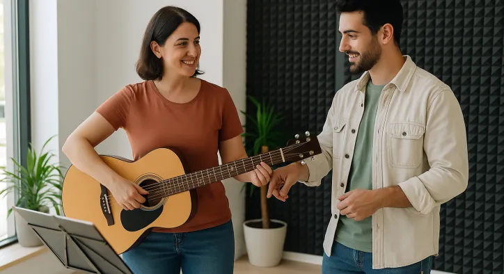 Gitar Dersi Al, Müziğe İlk Adımını Bugün At!