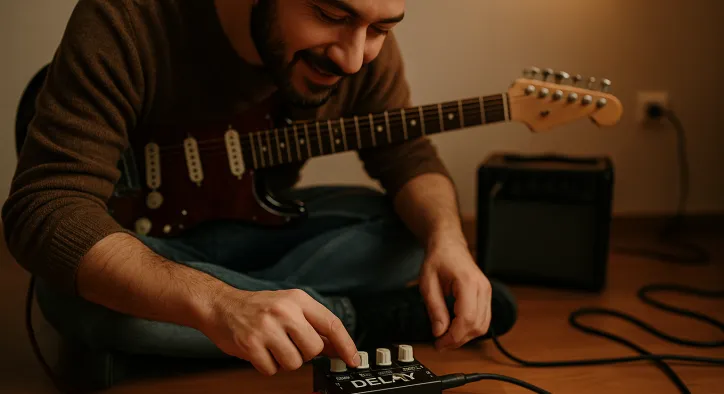 Gitarda Delay Nedir? Yankı Efekti ve U2 Tonlarının Sırrı