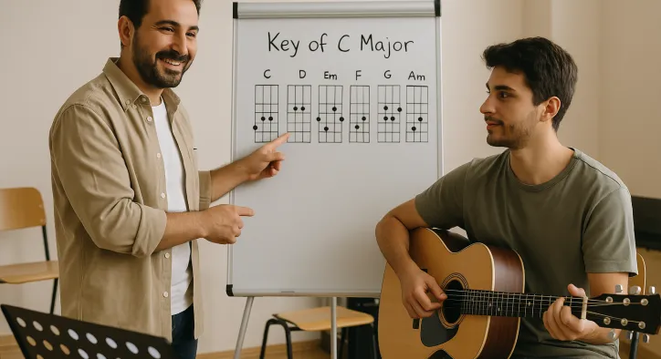 Gitarda Key (Ton) Nedir ve Şarkının Tonu Nasıl Bulunur?