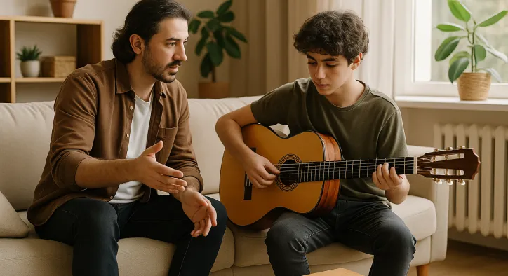 Evde Gitar Dersi: Kendi Alanınızın Konforunda, Size Özel Eğitim