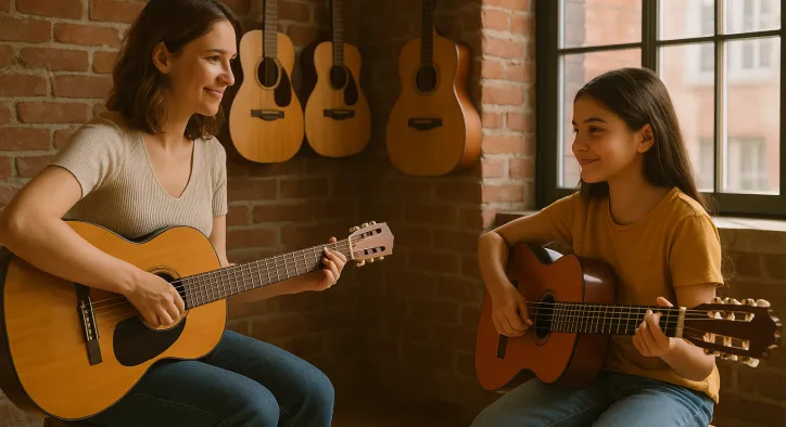Kadın Eğitmenden Gitar Özel Dersi: Güvenli Ortam, İlham Veren Rol Model