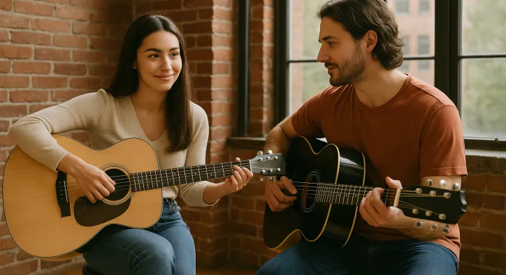 Uygulamalı Gitar Birebir Ders: Az Teori, Bol Müzik, Anında Sonuç