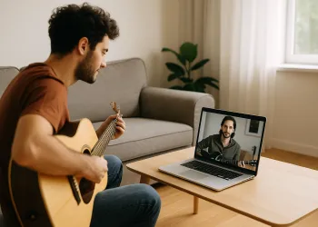 Zoom Üzerinden Gitar Birebir Ders: Stüdyo Kalitesinde Eğitimi Evinize Taşıyın